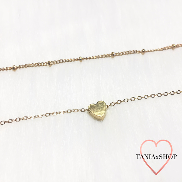 3/$20 Gold Heart Bracelet - Picture 3 of 4